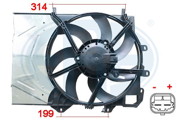 ERA 352043 Fan, engine cooling
