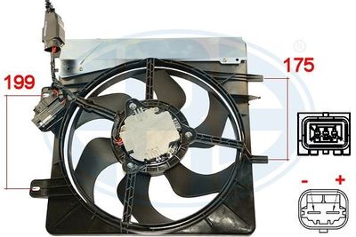 Fan, engine cooling ERA 352055