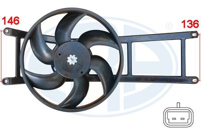 Fan, engine cooling ERA 352071