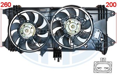 Fan, engine cooling ERA 352073