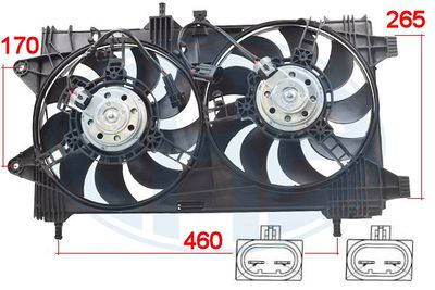 Fan, engine cooling ERA 352076