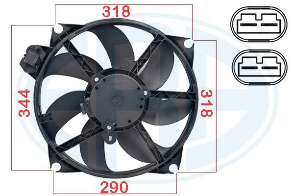 ERA 352084 Fan, engine cooling