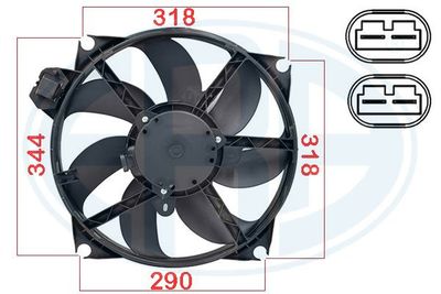 Fan, engine cooling ERA 352084