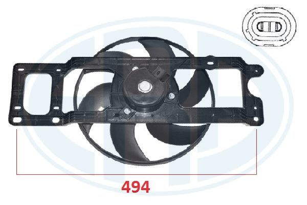ERA 352102 Fan, engine cooling