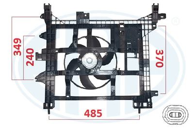 Fan, engine cooling ERA 352104
