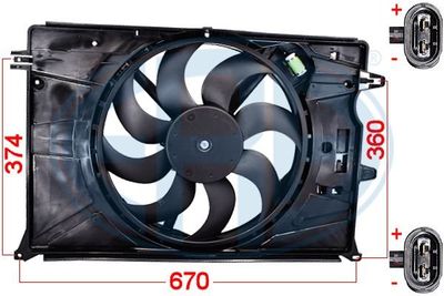 Fan, engine cooling ERA 352134