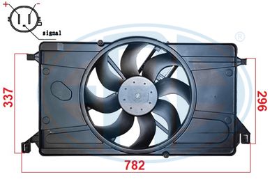 Fan, engine cooling ERA 352140