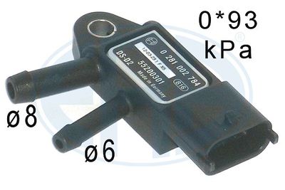 Sensor, exhaust pressure ERA 550755