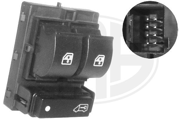 ERA 662408 Switch, window regulator