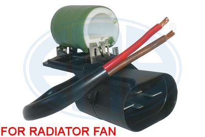 Resistor, interior blower ERA 665099