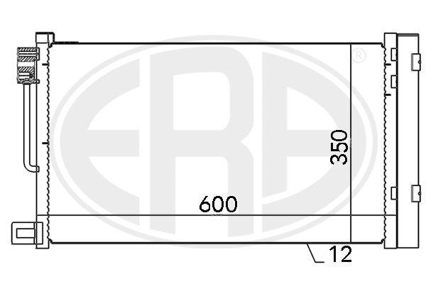 ERA 667010 Condenser, air conditioning