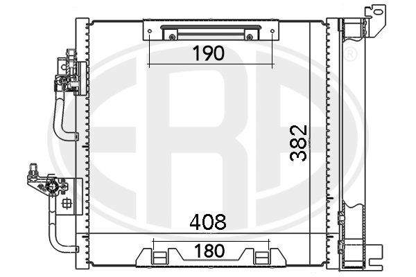 ERA 667019 Condenser, air conditioning