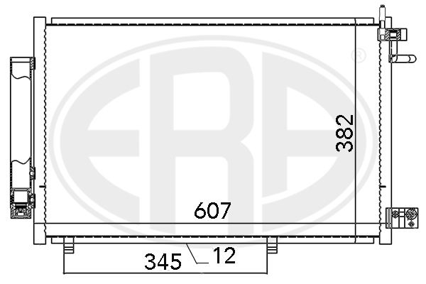 ERA 667031 Condenser, air conditioning