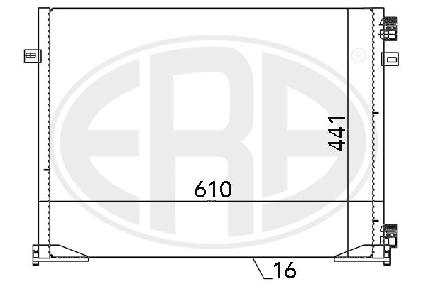 ERA 667096 Condenser, air conditioning