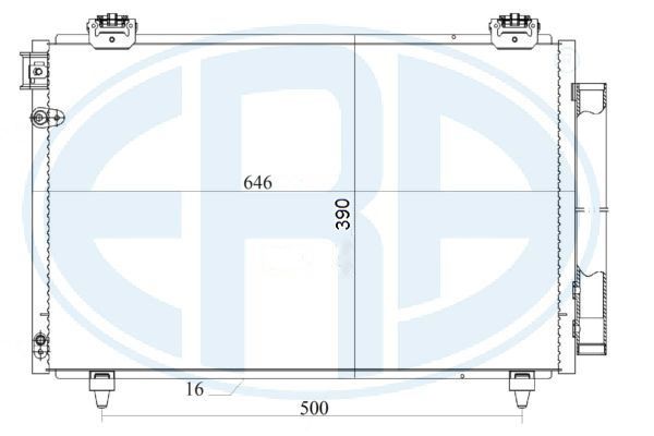 ERA 667179 Condenser, air conditioning