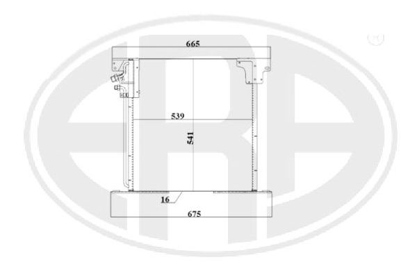 ERA 667236 Condenser, air conditioning