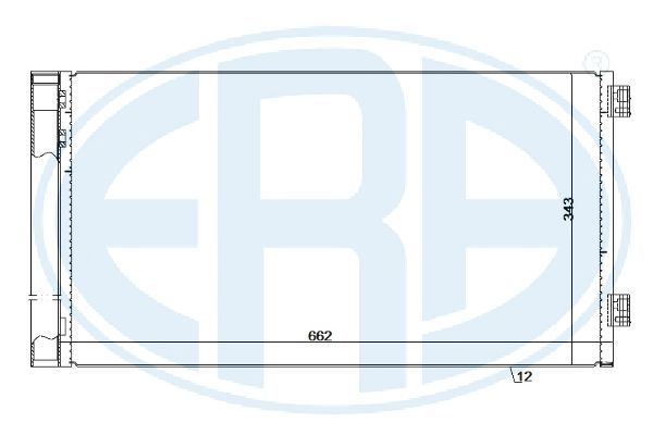 ERA 667249 Condenser, air conditioning