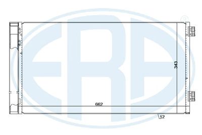 Condenser, air conditioning ERA 667249
