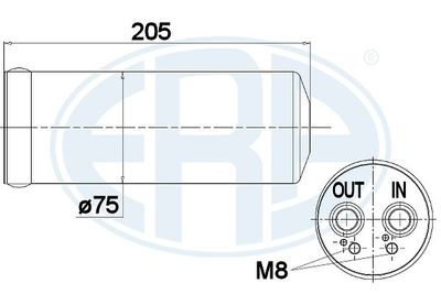 Dryer, air conditioning ERA 668004