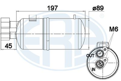 Dryer, air conditioning ERA 668006