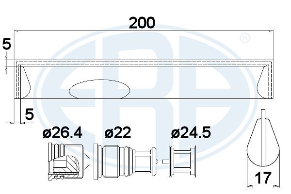 ERA 668011 Dryer, air conditioning