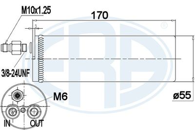 Dryer, air conditioning ERA 668019