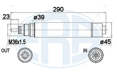 Dryer, air conditioning ERA 668021