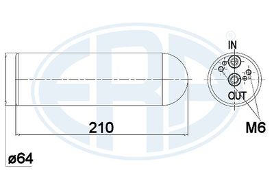 Dryer, air conditioning ERA 668027