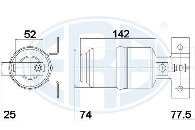 Dryer, air conditioning ERA 668028