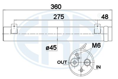 Dryer, air conditioning ERA 668030