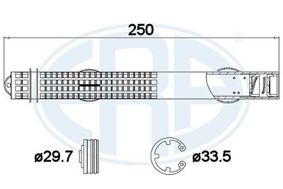 Dryer, air conditioning ERA 668031