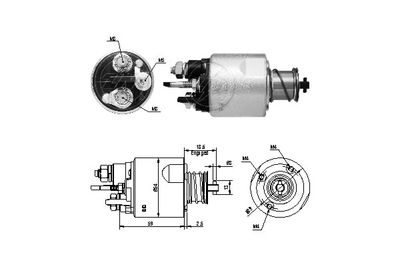 Solenoid Switch, starter ERA ZM5494