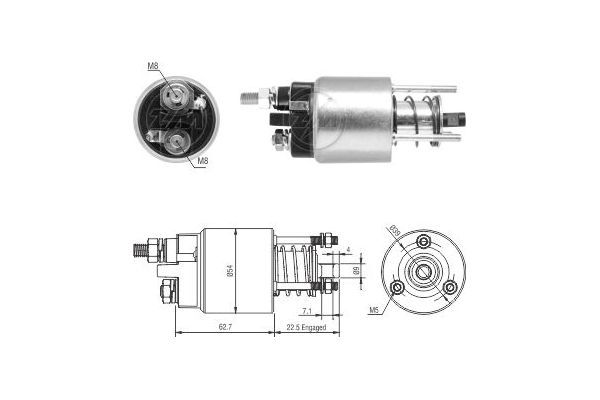 ERA ZM9395 Solenoid Switch, starter