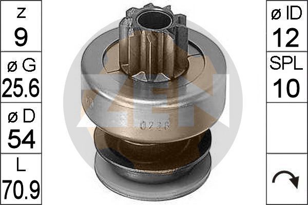 ERA ZN0228 Freewheel Gear, starter