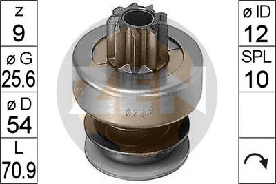 Freewheel Gear, starter ERA ZN0228