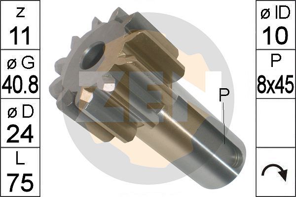 ERA ZN0290 Freewheel Gear, starter