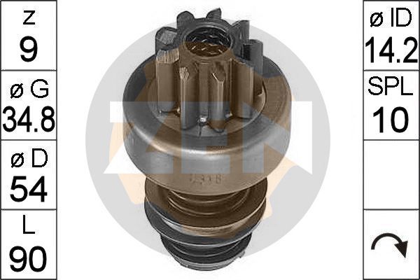 ERA ZN0318 Freewheel Gear, starter