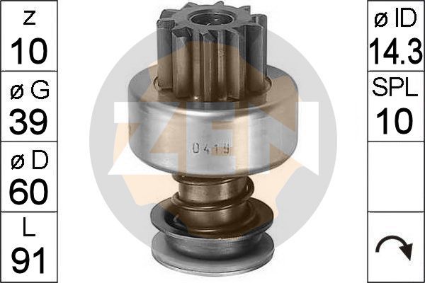 ERA ZN0419 Freewheel Gear, starter