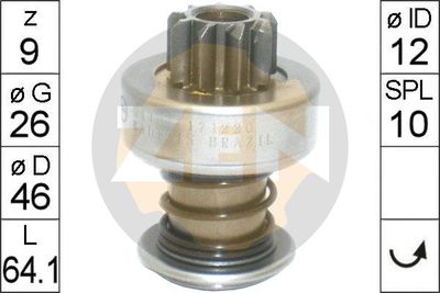 Freewheel Gear, starter ERA ZN0442