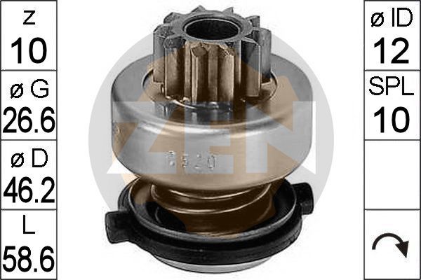 ERA ZN0520 Freewheel Gear, starter