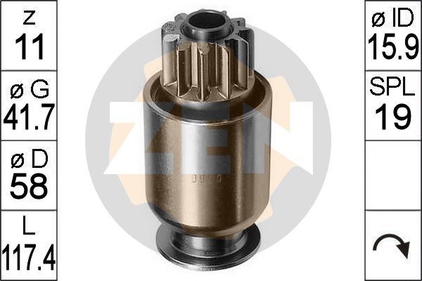 ERA ZN0920 Freewheel Gear, starter