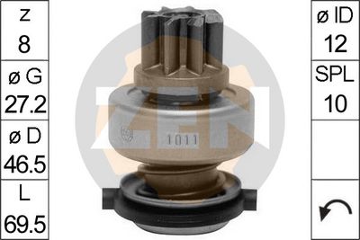 Freewheel Gear, starter ERA ZN1011