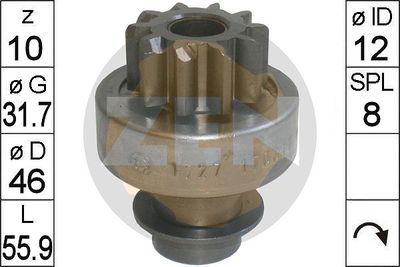 Freewheel Gear, starter ERA ZN1727