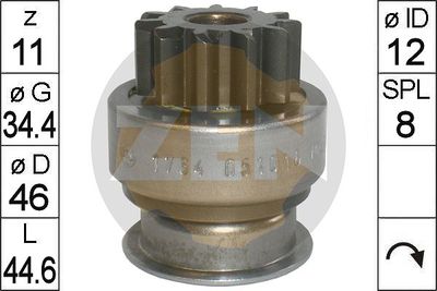 Freewheel Gear, starter ERA ZN1764