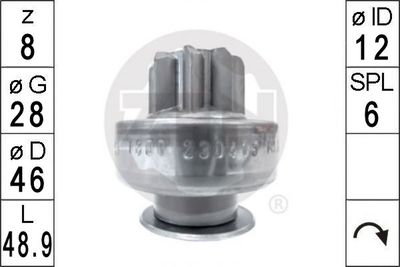 Freewheel Gear, starter ERA ZN1800