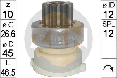 Freewheel Gear, starter ERA ZN1820
