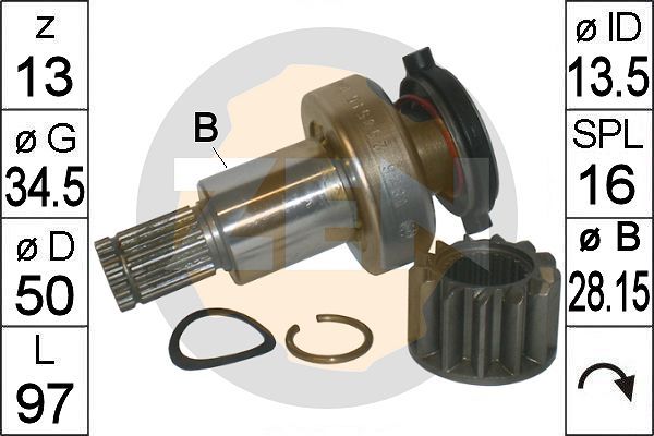 ERA ZN1826 Freewheel Gear, starter