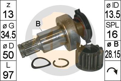 Freewheel Gear, starter ERA ZN1826
