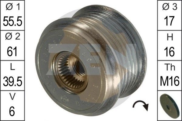 ERA ZN5374 Alternator Freewheel Clutch