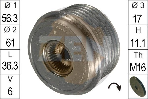 ERA ZN5409 Alternator Freewheel Clutch